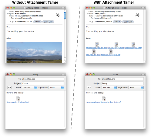 attachment tamer for mac mail